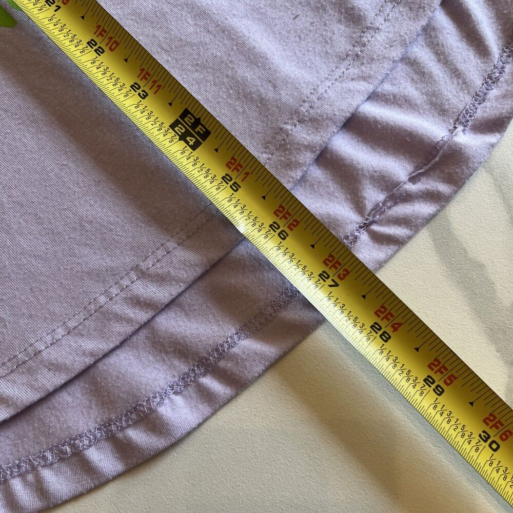 Polaroid Instant Camera Graphic Shirt Women’s XL Purple Tunic Short Sleeve Top - Picture 8 of 8